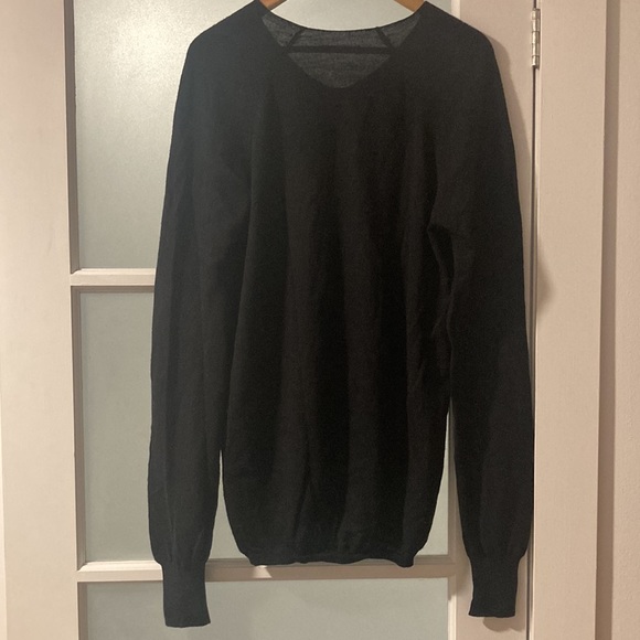 THE VIRIDI-ANNE black wool silk sweater *as is - Picture 4 of 10